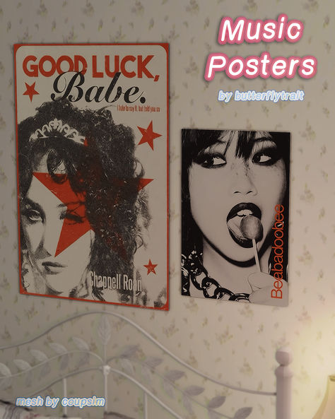 Music Posters; 90 swatches, bgc Movie Posters; 72 swatches, bgc - the music posters include; TS, sabrina carpenter, mitski, billie eilish, beabadoobee, chapel roan, laufey. kali uchis, charli xcx, ariana g, clairo, faye web, suki waterhouse, gracie abrams, LDR, olivia rodrigo, tate mcrae, tv girl, pink panthers, phoebe bridgers, & men i trust! Sims 4 Cc Phoebe Bridgers, Sims 4 Cc Grunge Bedroom, Music Posters Sims 4 Cc, Sims 4 Billie Eilish, Sims 4 Music Posters, F1 Sims 4 Cc, Sims 4 Cc Billie Eilish, Sims 4 Camera Cc, Sims 4 Cc Sabrina Carpenter