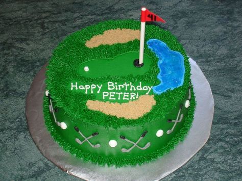 Golf Cake on Cake Central Golf Sheet Cake, Event Space Design, Golf Birthday Cakes, M&m Cake, Golf Cake, Ball Birthday, Cake Central, Golf Birthday, Themed Birthday Cakes