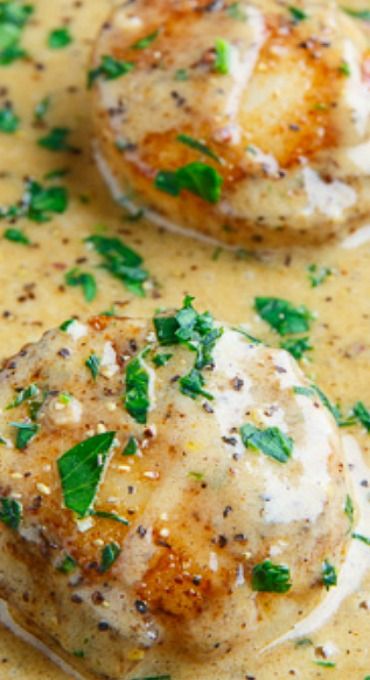 Seared Scallops in a Cajun Mustard Cream Sauce Pappadeaux Recipe, Seafood Scallops, Mustard Cream Sauce, Cream Sauce Recipes, Seared Scallops, Scallop Recipes, Scallops Seared, Seafood Dinner, Crab Cakes