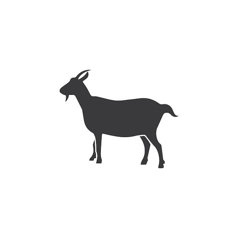 Goat Icon, Food Abstract, Goat Logo, Logo Food, Vector Background, Logo Templates, Vector Icons, Premium Vector, Goats