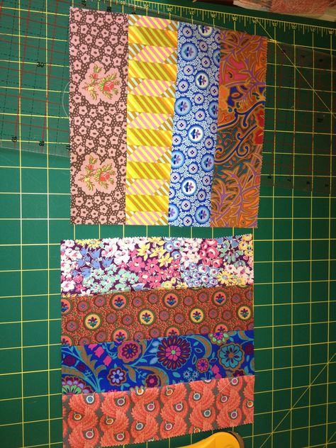 Hidden Wells Quilt, Scrappy Trip Around The World, Trip Around The World Quilt, Around The World Quilt, Strip Quilt Patterns, Lap Quilt Patterns, Kaffe Fassett Quilts, Jelly Roll Quilt Patterns, Scrappy Quilt Patterns