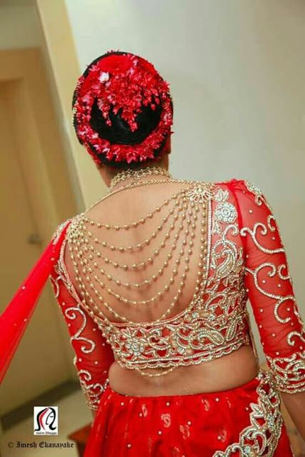 111 Latest Bridal Mehndi Designs That Will Leave you Breathless || Get Inspired By These Hand & Feet Bridal Henna Designs | Bling Sparkle Lace Blouse Design, Blouse Back Neck, Blouse Designs High Neck, Blouse Designs Catalogue, Backless Blouse Designs, Blouse Back Neck Designs, Blouse Back, Wedding Blouse Designs, Sari Blouse Designs