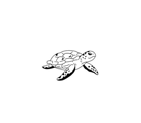 cute tattoo idea Sea Turtle Tattoo Stencil, Turtle Flash Tattoo, Turtle Tattoo Cartoon, Turtle Tattoo Black And White, Sea Turtle Tattoo Simple, Sri Lanka Tattoo, Fine Line Turtle Tattoo, Small Sea Turtle Tattoo, Simple Turtle Tattoo