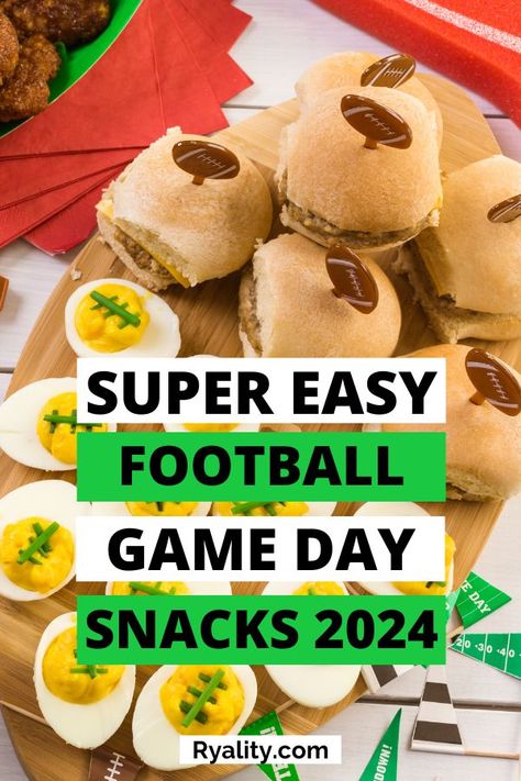 These would be so good for some easy tailgate snacks Southern Living Tailgate Recipes, Easy Tailgate Snacks, College Graduation Party Food, Football Snacks Appetizers, Football Game Food, Easy Tailgate Food, Football Tailgate Food, Grad Party Food, Roasted Garlic Butter