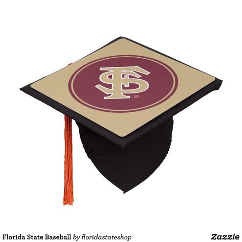 Grad Cap Decorations, Purple Graduation, Florida State Seminoles Football, Seminole Florida, Lsu Football, Graduation Cap Toppers, Tallahassee Florida, Graduation Cap Decoration, Cap Decorations