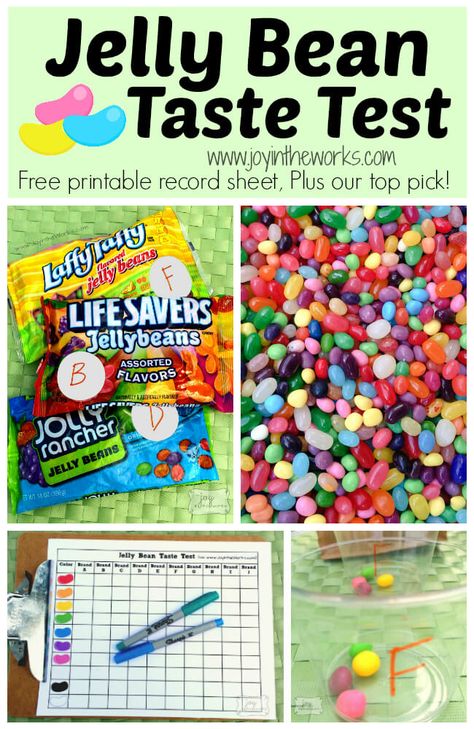 Taste Testing Party Ideas, Jelly Bean Taste Test, Jelly Bean Game, Race Birthday, School Age Activities, Activity Director, Easter Games, Activities For Teens, Test Results