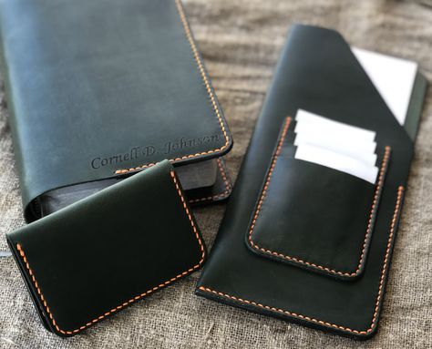 Perfect gifts for JW's. Leather Bible cover. JW tract holder. And contact cardholder. Different color options to choose from. See more at my Etsy store. Jw Tract Holder, Jw Ministry, Leather Bible Cover, Jw Pioneer Gifts, Jw Pioneer, Leather Bible, Pioneer Gifts, Bible Cover, Bible Covers