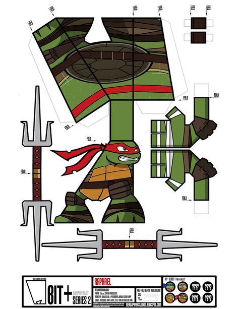 Tmnt Paper Craft, Rottmnt Storyboard, Tmnt Crafts, Ninja Turtle Crafts, Ninja Turtles Toys, Raphael Ninja Turtle, Instruções Origami, Tmnt Artwork, Ninja Turtles Art