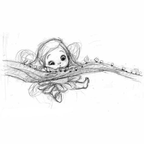 Baby Fairy Tattoo, Fairy Sketch, Savannah Art, Fairy Tattoo Designs, Fairy Drawings, Beautiful Sketches, Fairy Artwork, Fairy Tattoo, Baby Fairy