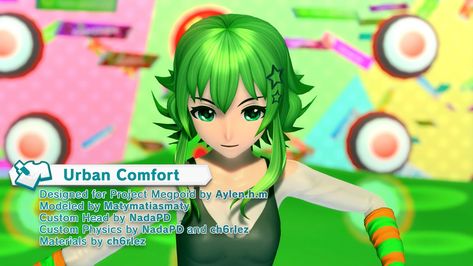 Gumi Haircut, Miku And Gumi, 2048 X 1152, Project Diva, Hatsune Miku, Vocaloid, Love Of My Life, Gum, Diva