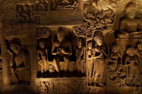 Ajanta Caves Photography, Elephanta Caves, Ajanta Ellora, Ellora Caves, Ajanta Caves, Indian Contemporary Art, Ancient Artefacts, Ancient Indian Art, India Travel Places