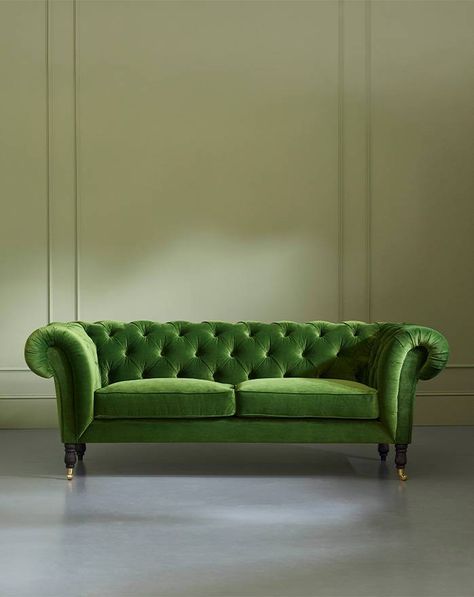 Chesterfield Fabric Sofas | Chesterfield Sofa Beds | Love Your Home Modern Classic Sofa, Blue And Green Living Room, Fabric Chesterfield Sofa, Chesterfield Sofa Bed, Sofa Chesterfield, Beds Uk, Wooden Dining Room Chairs, Chesterfield Sofas, Leather Chesterfield Sofa