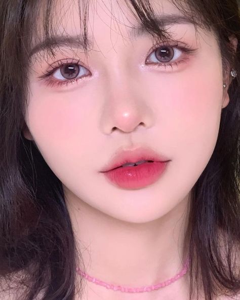 Make Up Korean Look Natural, Make Up Korea Natural, Korean Make Up Look Natural, Korean Eye Look, Korea Makeup Look, Korean Girl Makeup, Make Up Korea, Wedding Korean, Makeup Korea