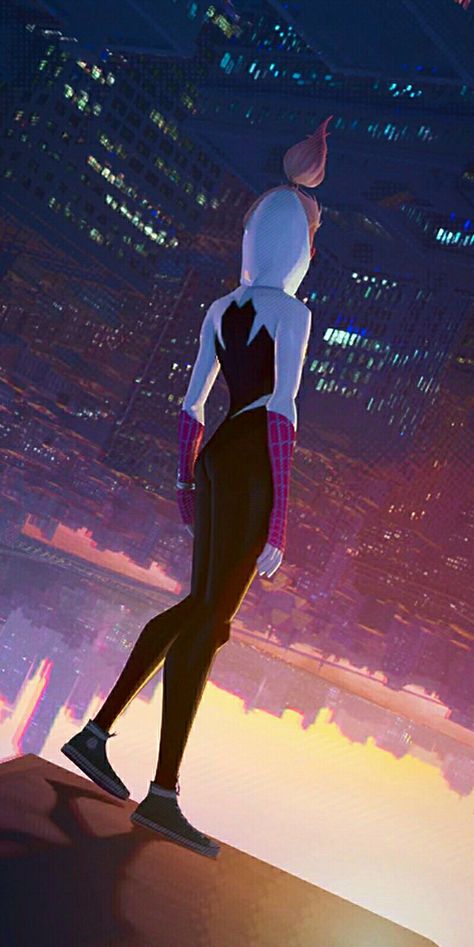 Spider Man Across The Spider Verse Wallpaper, Across The Spider Verse Wallpaper, Spider Verse Wallpaper, Spider Gwen Art, Spiderman And Spider Gwen, Marvel Spider Gwen, All Spiderman, Spider Man Across The Spider Verse, Image Spiderman