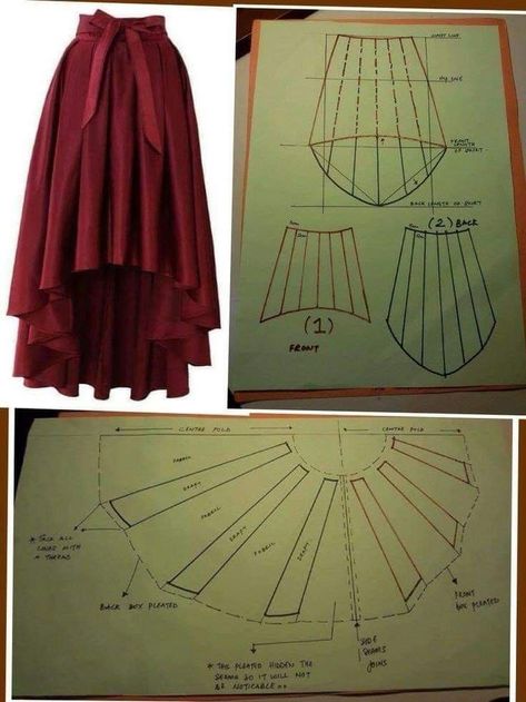 Skirts Patterns, Projek Menjahit, Sew Ins, Diy Vetement, Needle Crafts, Costura Diy, Diy Skirt, Skirt Patterns Sewing, Sewing Diy