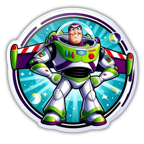 Toy Story Buzz Lightyear, Toy Story Shirt, Buzz Lightyear, Baby Art, A Cartoon, Watercolor Design, Disney Pictures, Toy Story, Cartoon Characters