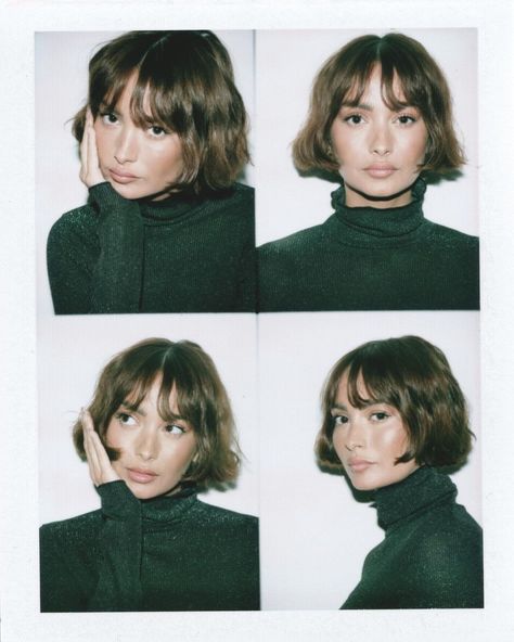 Instagram French Bob With Bangs, Taylor Lashae, French Bob, Bangs Straight, Bob With Bangs, Straight Bob, Short Straight Hair, Hair Brained, Girl Haircuts