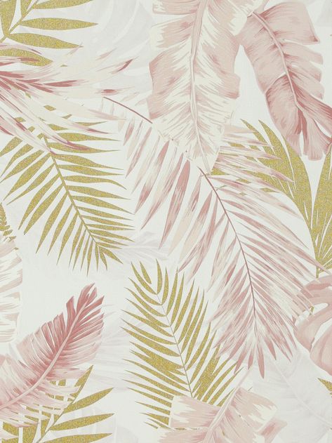 Pink Metallic Wallpaper, Wallpaper Texture Seamless, Wallpaper Blush, Palms Wallpaper, Pink And Gold Wallpaper, Inspiring Office, High Quality Wallpaper, Palm Wallpaper, Quality Wallpaper