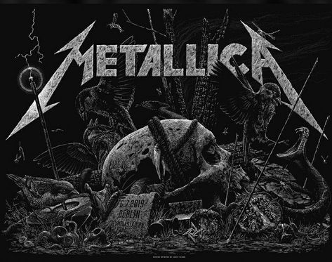 Metallica Music, San Francisco Symphony, Kirk Metallica, Metallica Logo, Metallica Art, Groove Metal, Rock N Roll Art, Master Of Puppets, Gig Poster