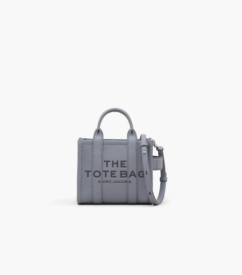 The Leather Mini Tote Bag | Marc Jacobs | Official Site Marc Jacobs The Tote Bag, Marc Jacobs Tote, Bold Logo, Large Leather Tote, Small Tote Bag, Monogram Tote, Crossbody Tote Bag, Mini Tote Bag, The Tote Bag