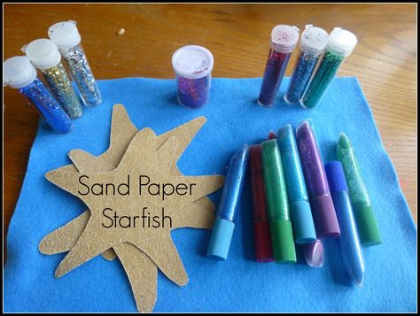 Barry The Fish With Fingers Activities, Beach Eyfs Activities, How To Catch A Star Activities, How To Catch A Star, Starfish Craft Preschool, Fish Shelf, Paper Starfish, Rainbow Fish Activities, Starfish Craft