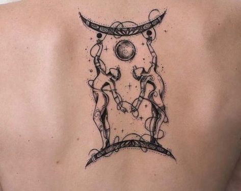 Explore the Top 20 Gemini Tattoo Designs for Men in 2024: Unveiling Symbolism & Style Gemini Virgo Tattoo Combined, Dark Gemini Tattoo, Gemini Tarot Card Tattoo, Matching Libra Tattoos, Cute Gemini Tattoo, Gemini Tattoo Ideas Unique, Tattoo That Represents Change, Gemini Tatoos, Gemini Tattoo For Men