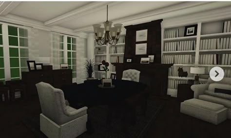 Building Ideas Bloxburg, Dark Academia Bloxburg, Office Ideas Bloxburg, Bloxburg Orphanage, Bloxburg Library, Bloxburg Room Decor, Bloxburg Boarding School, Rooms Bloxburg, Bloxburg Architecture