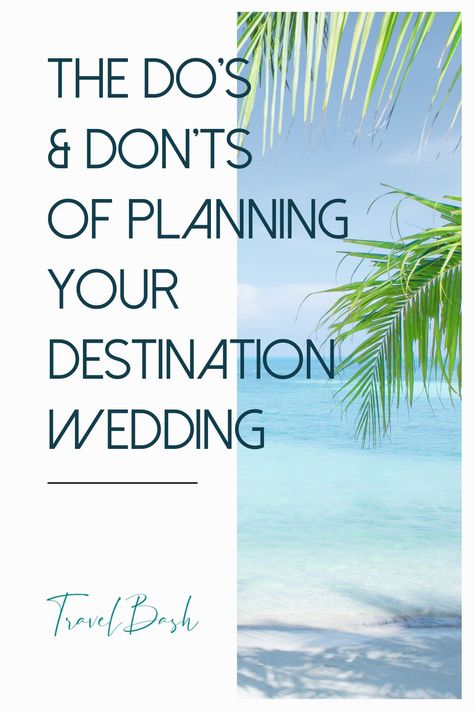 Like planning any event, organizing a destination wedding can be a lot of work. There are so many things to think about from who to invite, to where to when to how to...well, you get it. We’ve compiled a list of the most common roadblocks our clients struggle with. After all, planning a wedding is no easy feat, let alone a destination wedding, even for the most decisive person! TravelBash | Destination Weddings + Celebration Travel Planning Destination Wedding Itinerary, Destination Wedding Checklist, Destination Wedding Cost, Destination Wedding Decor, Dream Destination Wedding, Wedding Info, Destination Wedding Inspiration, Wedding Abroad, Wedding Activities