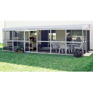 PatioMate Screenhouse - 10 Panel - 50 Porch House, Patio Awnings, Retractable Awnings, Bjs Wholesale, Screen Enclosures, Solar Shades, Retractable Awning, Patio Awning, Wooden Decks