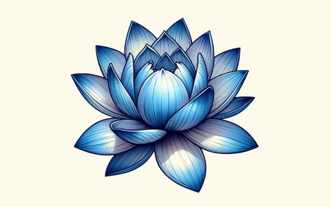 Blue Lotus Tattoo Meaning: Serenity in Ink Lotus Flower Tattoo Designs For Women, Blue Lotus Flower Tattoo, Blue Tattoo Design, Purple Lotus Tattoo, Spiritual Drawing, Blue Lotus Tattoo, White Lotus Tattoo, Tattoo Ideas Tumblr, Simple Lotus Flower Tattoo