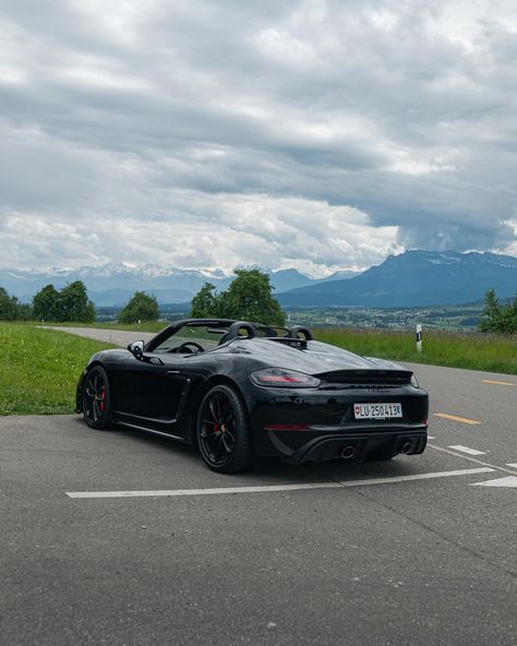 Porsche Cayman Squad (1/3): Porsche Cayman 718 Spyder 😍 Shot with @lumix #swisscars #swissphotographer #swissphotographers #swissphotography #photography #photographer #car #cars #carporn #cargram #carinstagram #carphotography #carlovers #carsswitzerland #porsche #cayman #caymanspyder #german #acecafeluzern #luzern #switzerland Porsche 718 Spyder, Cayman 718, 718 Spyder, Swiss Cars, Luzern Switzerland, Ferdinand Porsche, Porsche Cayman, Porsche Cars, Car Photography