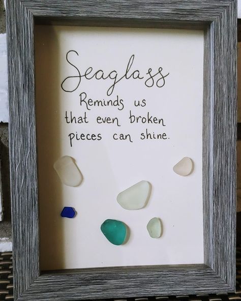 Beach Glass Crafts Ideas, Sea Glass Art Projects Diy, Sea Glass Crafts Diy, Sea Glass Ideas, Sea Glass Art Ideas, Beach Glass Projects, Seaglass Crafts, Sea Glass Diy, Sea Glass Art Diy