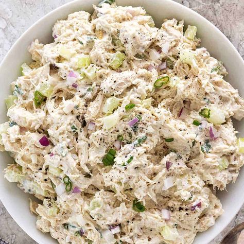 Classic Chicken Salad Recipe, Classic Chicken Salad, Best Chicken Salad Recipe, Chicken Salad Sandwich Recipe, Healthy Chicken Salad Recipe, Delicious Chicken Salad, Chicken Salad Recipe Easy, Leftover Rotisserie Chicken, Healthy Chicken Salad