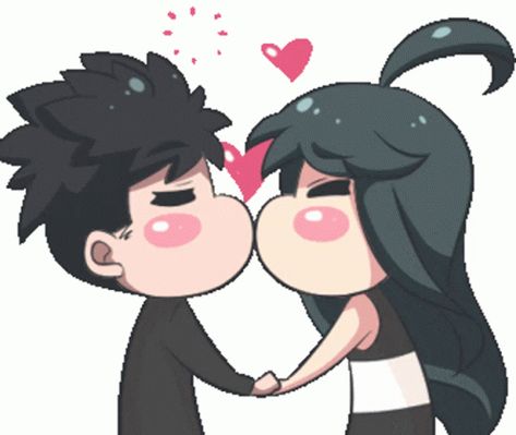 Loved Jun Lemon Sticker - Loved Jun Lemon Kiss - Discover & Share GIFs Chibi Jin, Funny Love Gif, Cartoon Kiss, Lemon Sticker, Lemon Kiss, Cartoon Gif, Boy Couple, Anime Kiss Gif, Emotes Discord