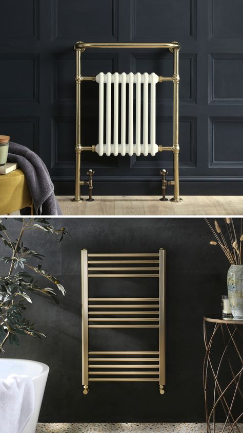 Can you think of a better feeling than wrapping yourself in a warm, dry towel when you step out of the bath or shower? We didn’t think so! That’s why we've put together a collection of the very best towel rails and towel radiators to help you add some affordable style, luxury and warmth to your bathroom space. We like to call it “heating made cooler” and there’s a wealth of stylish options for you to do just that! Traditional Towel Radiator, Electric Towel Rail, Bathroom Radiators, Towel Radiator, Central Heating System, Bath Or Shower, Heated Towel Rail, Heated Towel, Drying Towels