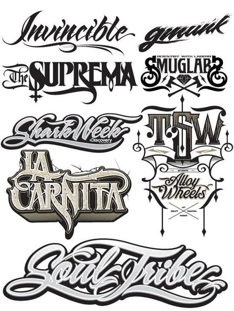 Cool Logo Design by Orlando, FL based designer Joshua M. Smith.       View the website Alphabet Graffiti, Tattoo Lettering Styles, Lettering Tattoo, Graffiti Lettering Fonts, Text Logo Design, Tattoo Lettering Fonts, Graffiti Alphabet, Font Graphic, Simple Logo Design