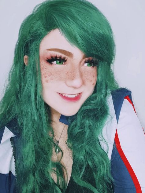 Genderbend Cosplay, Izuku Midoriya Cosplay, Deku Cosplay, Quick Fashion, Mha Cosplay, Costume Collection, Cosplay Makeup, Cosplay Dress, Izuku Midoriya