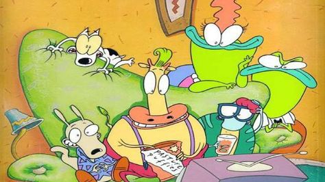 Rockos Modern Life, Rocko’s Modern Life, 90s Nickelodeon, 80 Cartoons, Rocko's Modern Life, Nickelodeon 90s, Rocket Power, Johnny Bravo, Nickelodeon Shows