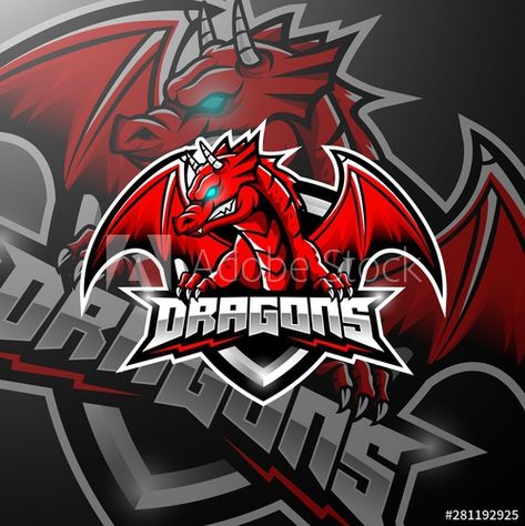 Steam Logo, Fre Fire, Dragon Mascot, Logo Dragon, Logo Gaming, Dragon Rouge, Dragon Logo, Animal Mascot, Esports Logo