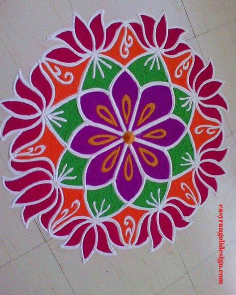 Rangoli Designs Latest Unique Easy, Rangoli Designs Latest Unique, Indian Rangoli Designs, Designs Rangoli, Easy Rangoli Design, Simple Rangoli Designs, Easy Rangoli Designs Videos, Very Easy Rangoli Designs, Rangoli Designs Photos