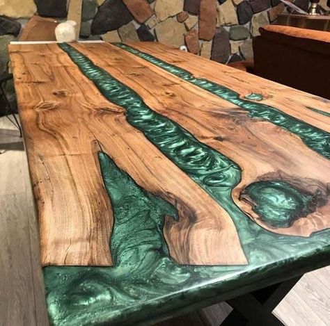 Custom Size To Order This is a Epoxy Resin Gaming or Trading Desk made with Walnut which is beautified with colored pigment .The resin river table is brand new and the contemporary design would be a unique addition to your home. With its perfect combination of style and function this piece of furniture is sure to be the star of any room. This modern table will also make for an awesome gift for your friends or relatives. Each one is created with high quality resin and individually handcrafted. Re Kitchen Slab, Wood Resin Table, Trading Desk, Epoxy Table Top, Epoxy Resin Table, Epoxy Table, River Table, Kitchen Dining Tables, Elegant Furniture