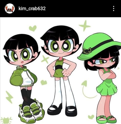 Buttercup Powerpuff, Super Nana, Powerpuff Girls Fanart, Ppg And Rrb, Cartoon People, 5 Anime, Dessin Adorable, Cute Little Drawings, Cute Art Styles