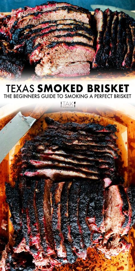 Texas Style Smoked Beef Brisket, Smoker Recipes Brisket, Texas Smoked Brisket, Brisket Rub Recipe, Smoked Beef Brisket Recipes, Brisket Smoked, Pit Boss Smoker, Smoker Grill Recipes, Traeger Cooking