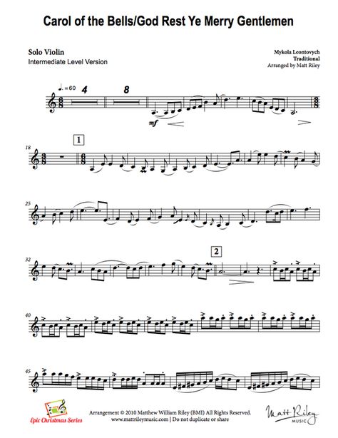 Caroline Campbell, Careless Whisper Violin Sheet Music, Carol Of The Bells Piano Easy, Piano Carol Of The Bells, Violin Classic, Carol Of The Bells Violin, Carol Of The Bells, Violin Sheet, Violin Sheet Music