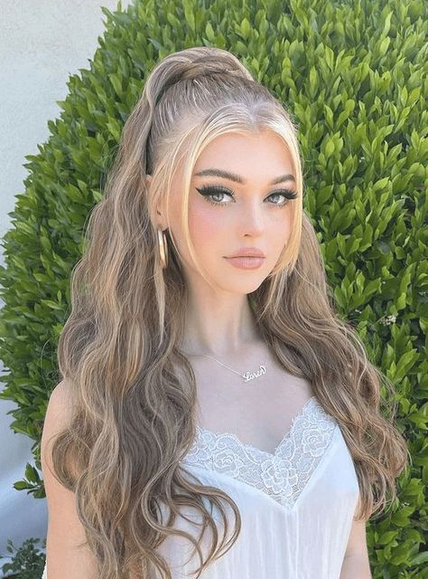 Loren Gray Katie Feeney, Kenzie And Maddie, Perfect Blonde Hair, Barbie Hairstyle, Self Insert, Loren Grey, Ginny Georgia, Edit Pic, Perfect Blonde