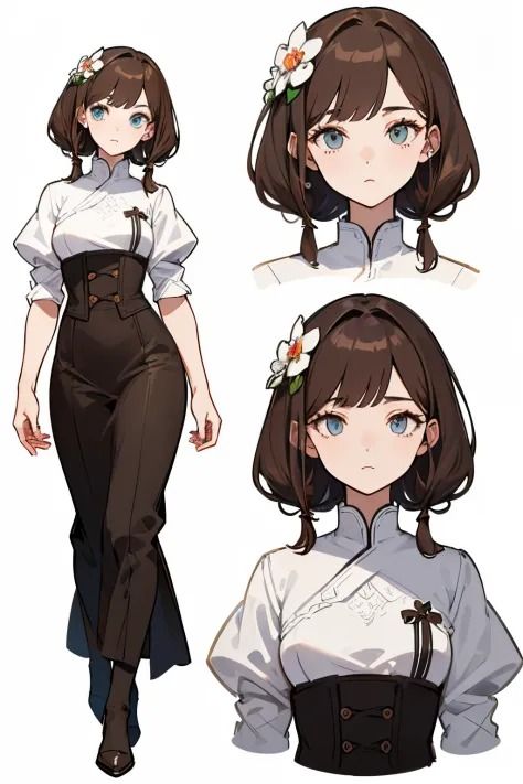 character sheet - SeaArt Al - Free Al Art Generator Character Design Commission, Anime Character Sheet Design Reference, Character Pose Template, Oc Character Reference Sheet, Art Commissions Sheet, Character Sheet Ideas, Vtuber Design Sheet, Cute Character Sheet, Character Background Ideas