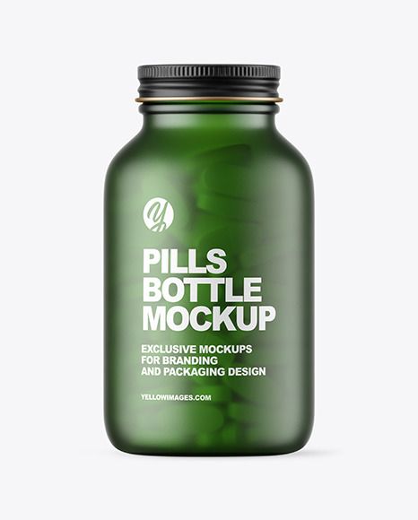 Frosted Green Glass Pills Bottle Mockup. Present your design on this mockup. Includes special layers and smart objects for your creative works. Tags: bottle mockup, drugs, frosted green glass, glass, label, medicine, medicine bottle, pills, tablets. #mockup #psdmockup #brandmockup #yellowimages Supplement Bottles, Supplements Packaging, Medicine Packaging, Bottle Design Packaging, Medicine Bottle, Glass Packaging, Pill Bottles, Medicine Bottles, Green Bottle