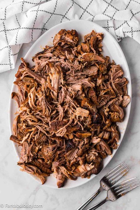 This Instant Pot pork butt recipe is so easy to make and so full of flavor, whether it's eaten alone with a fork, or on a bun for a bbq pork sandwich. Bbq Pork Sandwiches, On A Bun, Bbq Sandwich, Instant Pot Pork, Eating Alone, Pork Sandwich, Pork Shoulder, Bbq Pork, Instant Pot