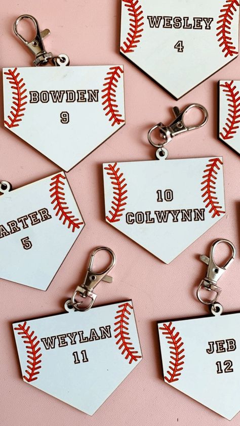 Baseball Favors, Baseball Treats, Baseball Bag Tags, Baseball Home Plate, Baseball Team Gift, Baseball Theme Birthday, Personalized Bag Tags, Gifts For Baseball Players, White Sox Baseball