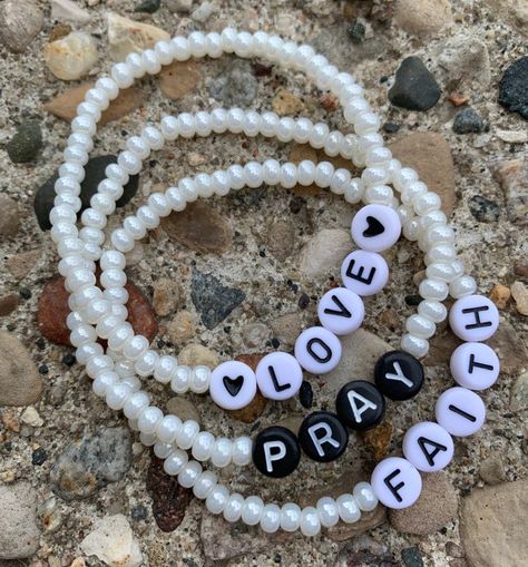 Excited to share the latest addition to my #etsy shop: Personalized Beaded Stretch Name Bracelet-Gift-Layering-ID Bracelet-Stacking Bracelet-Letter Beads-4mm Pearl White Beads Letter Bead Bracelets, Trending Bracelets, Word Bracelet, Trendy Bracelets, Id Bracelets, Feb 8, Christian Jewelry, Letter Beads, Name Bracelet